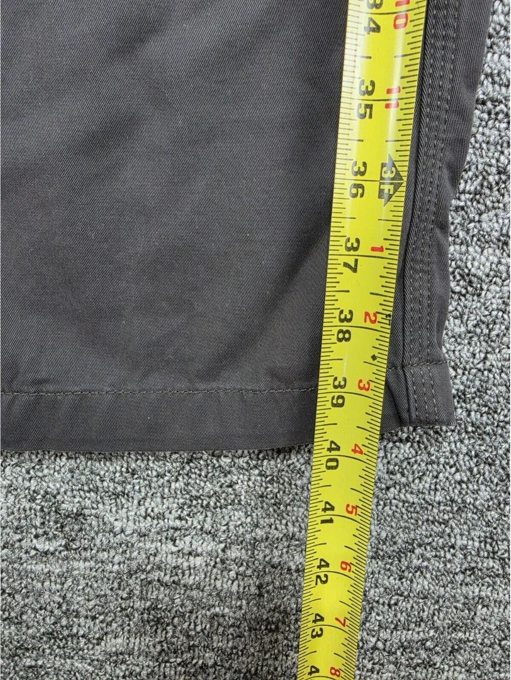 Goodfellow & Co Men's Gray Cargo Pants Twill Flat Front Tapered Fit 30W